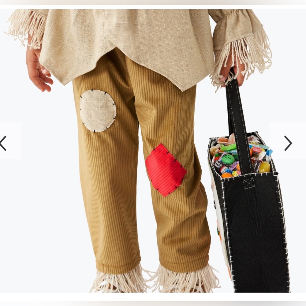 Wizard of Oz Kids Scarecrow Costume - PBK - Picture 5 of 13